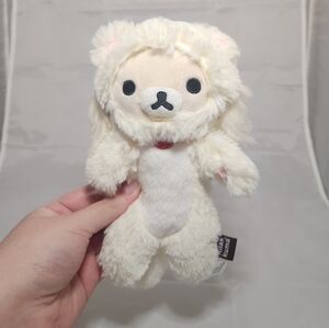 Like New 8" Rilak Kuma Beige Bear in Cat Costume San-X Plush Stuffed Animal